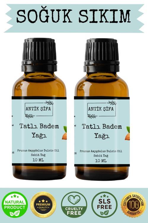 %100 Saf Tatlı Badem Yağı - 2X 10 Ml (Soğuk Sıkım)