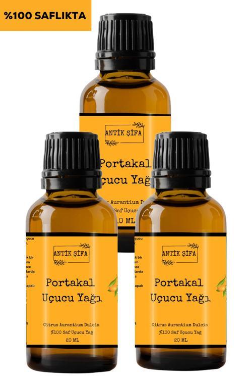 Portakal Yağı - 3 X 20 Ml (%100 Saf Seyreltilmemiş Portakal Uçucu Yağı)