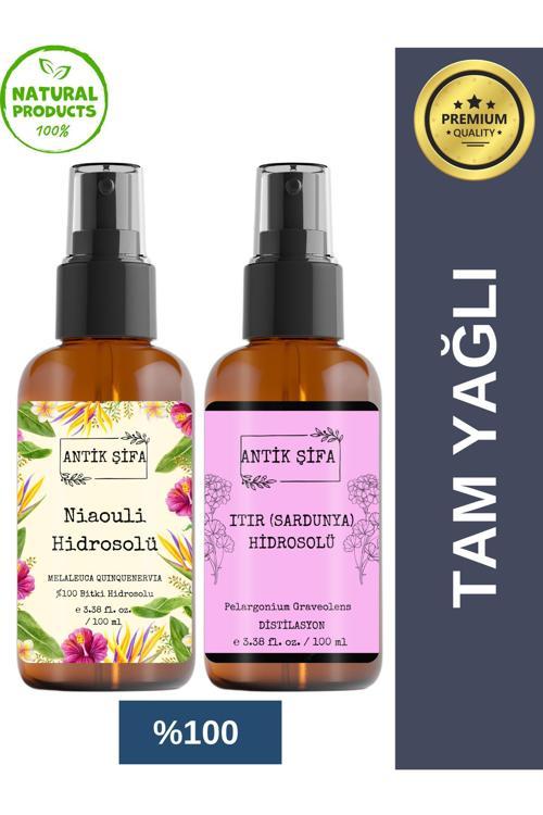 Nioli Suyu + Sardunya Hidrosolü (100+ 100 Ml)- %100 Saf Doğal Bakım Seti