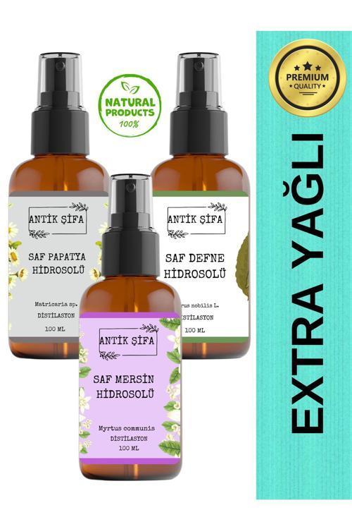 Deep Hair Hidrosol Seti - Papatya, Defne Ve Mersin Suyu (3 X 100Ml)