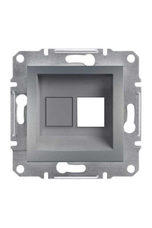 EPH4300162-02 Asfora Çelik 1xRJ45 Konnektörsüz