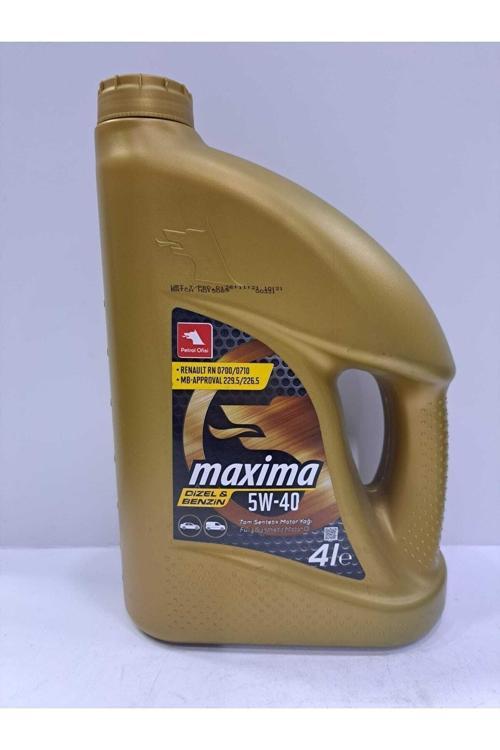 Maxima 5W40 4 Litre Tam Sentetik Motor Yağı