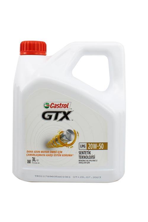 Gtx Lpg 20W-50 3 Lt Lpg'Li Araç Motor Yağı