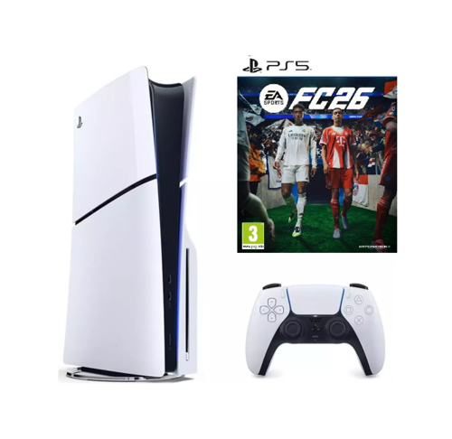 Playstation 5 Slim CD Edition Oyun Konsolu - Ps5 FC 26 Oyun (i̇thalatçı Garantili)