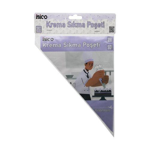 NAYLON 25CM 50PCS KREMA SIKMA POŞETİ TORBASI (5250)