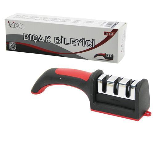 KUTULU  BIÇAK BİLEME  3 BOĞUMLU  RENKLİ PLASTİK SAPLI (5250)