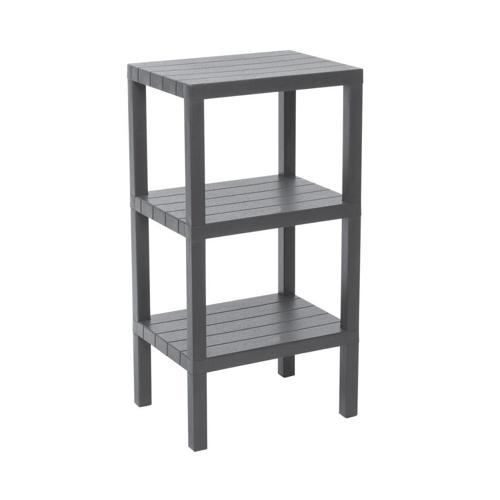 3 RAFLI GRİ MODÜLER ÜNİTE PLASTİK 38x29x74 cm (5250)