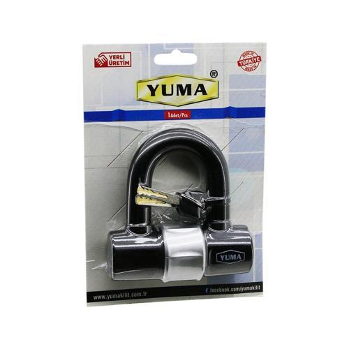 ÇOK AMAÇLI   ÇELİK - U BAR - KELEPÇE DİSK  ANAHTARLI ASMA KİLİT (5250)