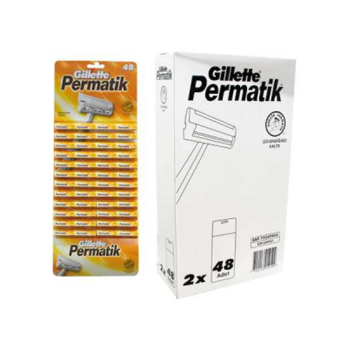 PERMATİK TEK SAPLI JİLET 96 PARÇA (5250)