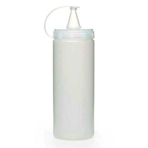 Şeffaf Kapaklı Sızdırmaz Yağlık Sosluk Şişesi Plastik Yağdanlık 400 ml. AP-9028 (5250)