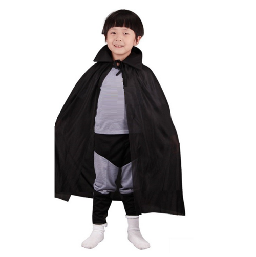 Siyah Renk Yakalı Çocuk Pelerin 90 cm (5250)