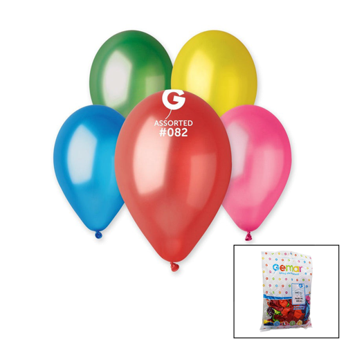 GM-110-82 METALİK - KARIŞIK BALON 11'' - 28CM - 100 PARÇA (5250)