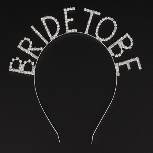 Kristal Taşlı Gümüş Renk Bride To Be Gelin Tacı (5250)