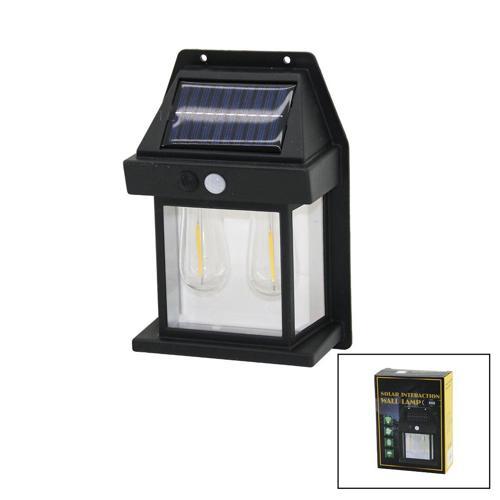 2 LAMBA SOLAR - SENSÖRLÜ APLİK DUVAR LAMBASI DIŞ MEKAN 5.5V - 1W - 1800mAh (5250)