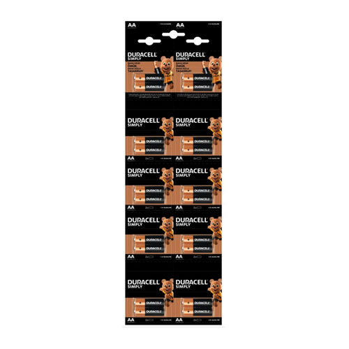 DURACELL KALEM PİL ALKALİN 20 PARÇA (5250)