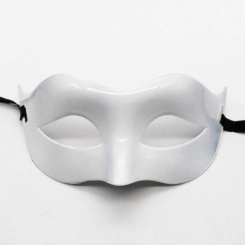 Beyaz Renk Masquerade Kostüm Partisi Venedik Balo Maskesi (5250)