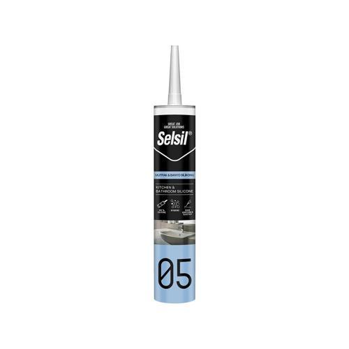 SELSİL 05 ŞEFFAF MUTFAK VE BANYO SİLİKON 280ML (5250)