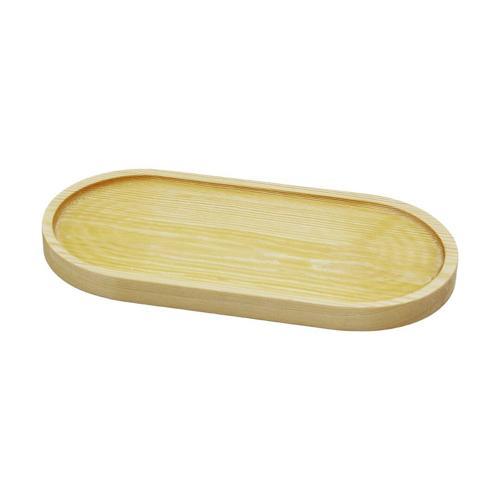 OVAL   AÇIK RENK=SADE  AHŞAP YAĞDANLIK ALTLIK  25X12.5CM (5250)
