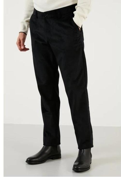 Captiva Erkek Rahat Kesim Yüksek Kalite Klasik Kışlık Kalın Içi Polarlı Termal Kadife Pantolon Baba Fitilli