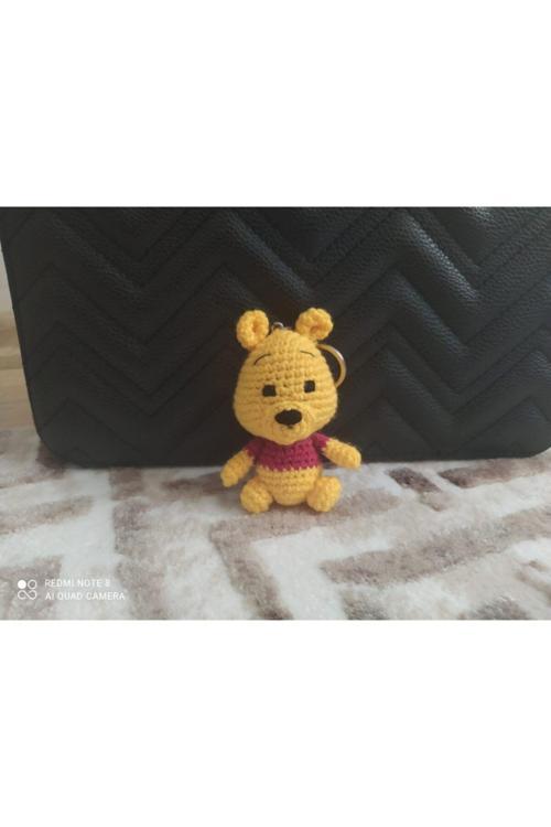 Amigurumi Winnie The Pooh Anahtarlık