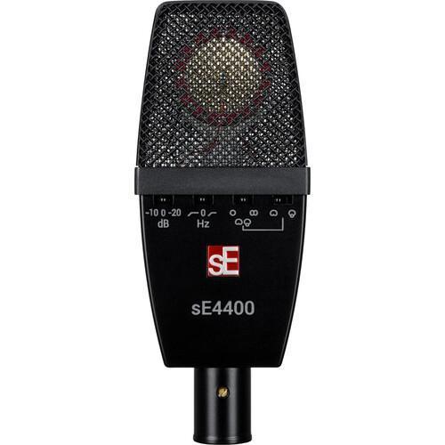 sE4400 Large-Diaphragm Multi-Pattern Condenser Mikrofon (Siyah)