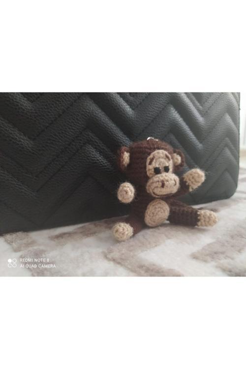 Bdphome Amigurumi Maymun Anahtarlık
