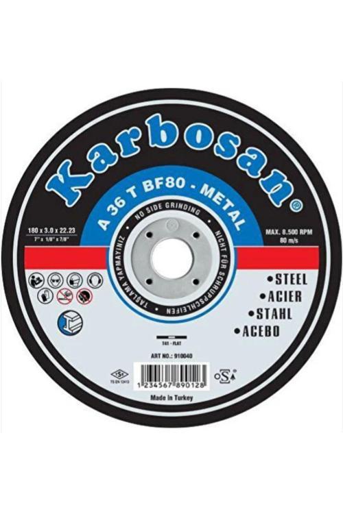 180X3.0X22.23 910040 A 36 T Bf80 Düz Metal Kesme Taşı (5 Adet)