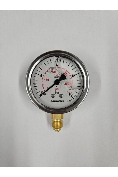 Çap 63 Alttan 16 Bar Gliserinli Manometre