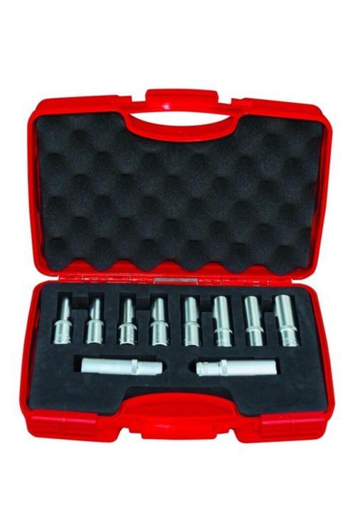 Altı Köşe Derin Lokma Anahtar Takımı 1/2” 10 Parça 1108 00 6010