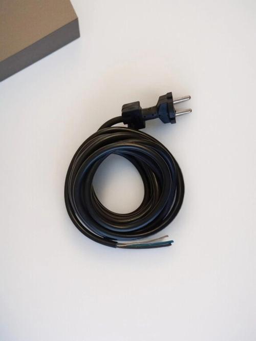 2x1.5mm 4 Metre lik Hazır Fişli Slikon Kablo İp Takviyeli 4mt (Matkap ve Benzeri El Aletleri İ