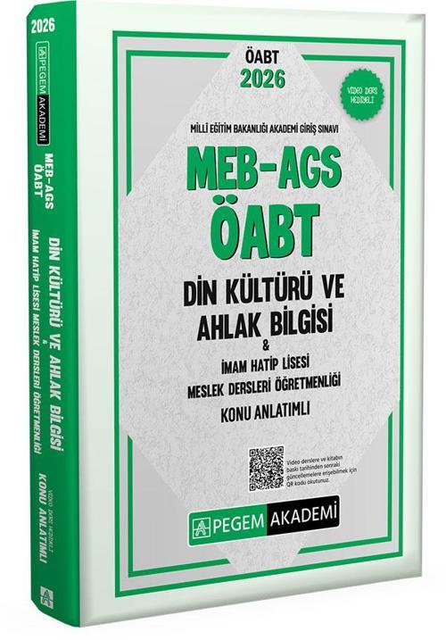 2026 MEB AGS ÖABT Din Kültürü ve Ahlak Bilgisi-İmam Hatip Lisesi Mes.Lisesi Öğr. Konu Anlatımlı