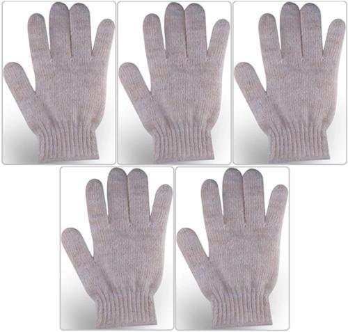 Therapy Saf Yün Parmaklı Banyo Eldiveni T-478 (5 Li Set)