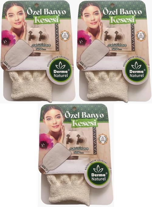 Özel Banyo Kesesi MS-07 (3 Lü Set)