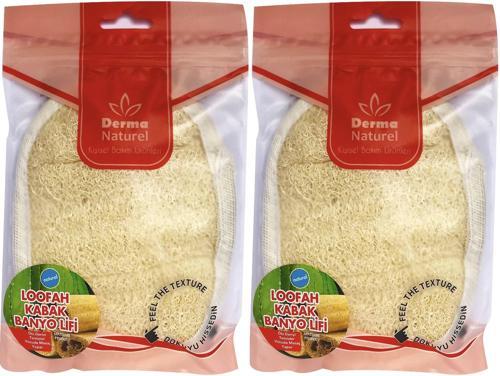 Loofah Kabak Banyo ve Yüz Lifi (15*24CM) MS-10 (2 Li Set)