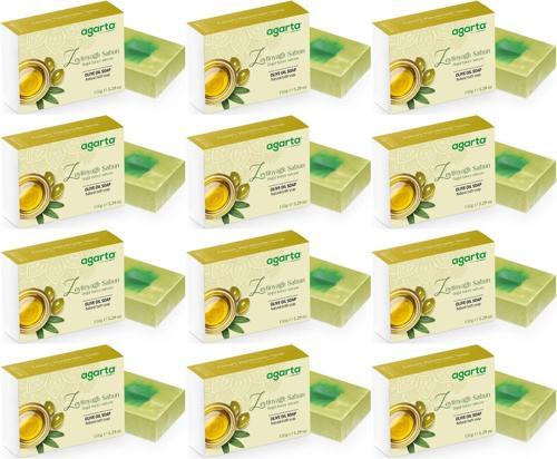El Yapımı Doğal Sabun 150GR Zeytinyağlı (12 Li Set)
