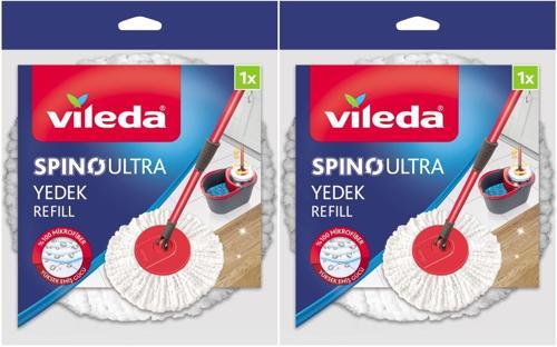 Spino Ultra Yedek Mop Paspas Ucu (%100 Mikrofiber) (2 Li Set)