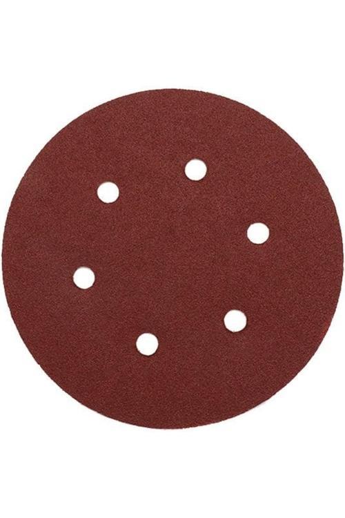 6963 Cırtlı Disk Zımpara 6 Delikli 150 mm 100 Kum
