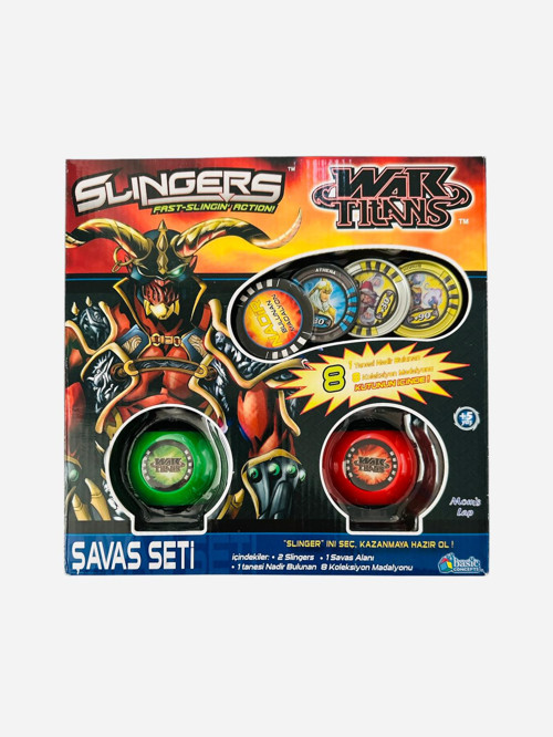 Slingers 2' Li Büyük Kutu Madalyon Taso Oyun Seti 7088
