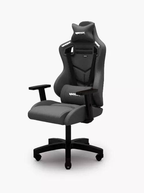 Warrior Adonis 1566C1110 Oyuncu Koltuğu - Jet Black Antrasit Kumaş