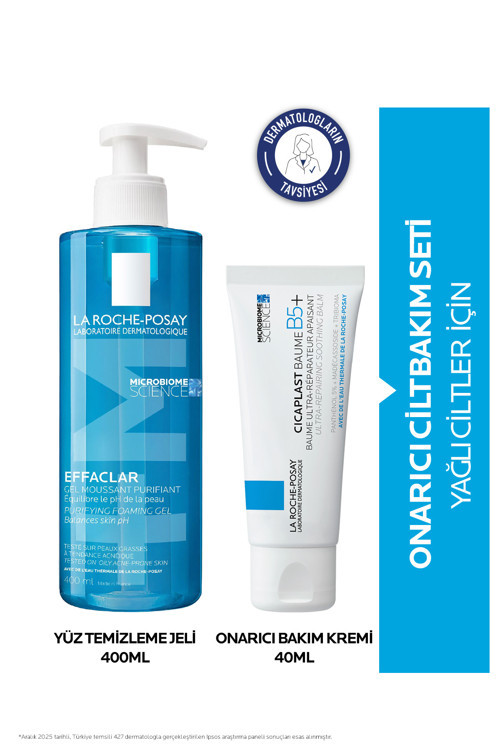 La Roche Posay Effaclar Yağlı ve Akneye Eğilimli Ciltler için Onarıcı Cilt Bakım Seti