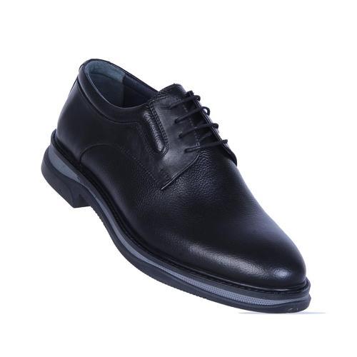 1951 Siyah Kauçuk %100 Deri Erkek Klasik Ayakkabı