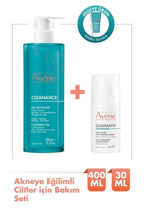 Cleanance Matlaştırıcı Temizleme Jeli 400Ml + Kusur Karşıtı Krem 30Ml Set
