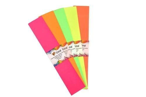 Lüks Fosforlu Krapon Kağıdı 50x200 Cm.5 Renk 5'Li (PA-024F)