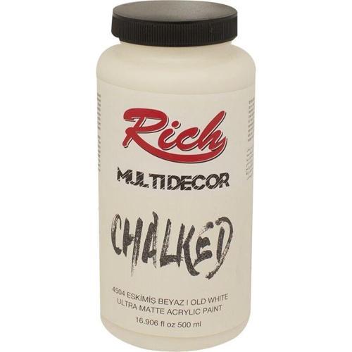 Multi Decor Chalked Akrilik Boya 500 cc. 4504 ESKİMİŞ BEYAZ