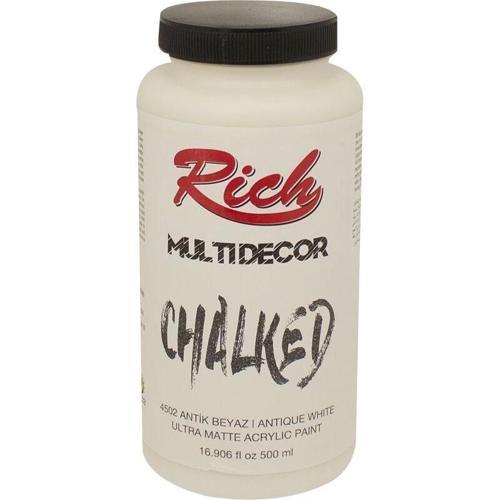 Multi Decor Chalked Akrilik Boya 500 cc. 4502 ANTİK BEYAZ