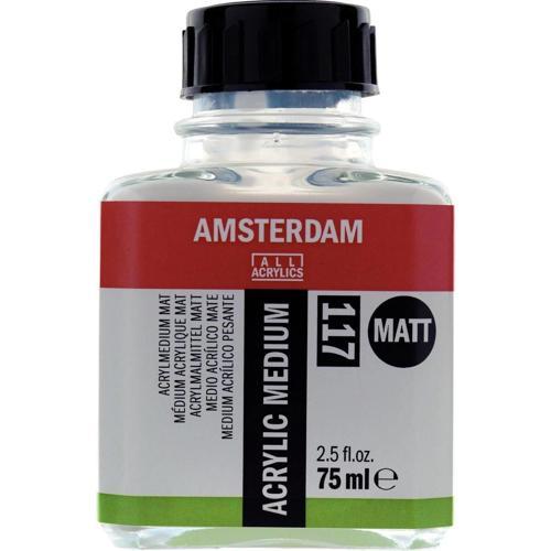 Amsterdam Acrylic Medium Matt 117 Mat Akrilik Boya Medyumu 75 ml.