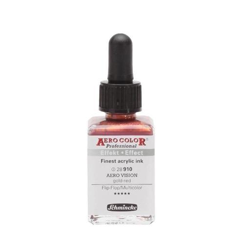Aero Color Akrilik Mürekkep 28 ml. 910 Aero Vision Gold Red