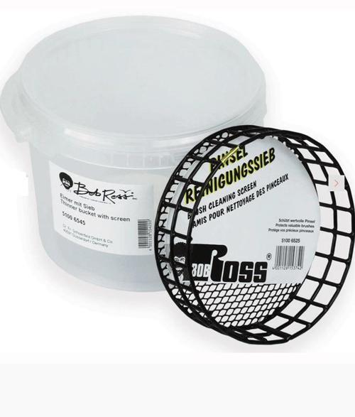 Fırça Temizleme Kabı Seti (Kap+Sepet)