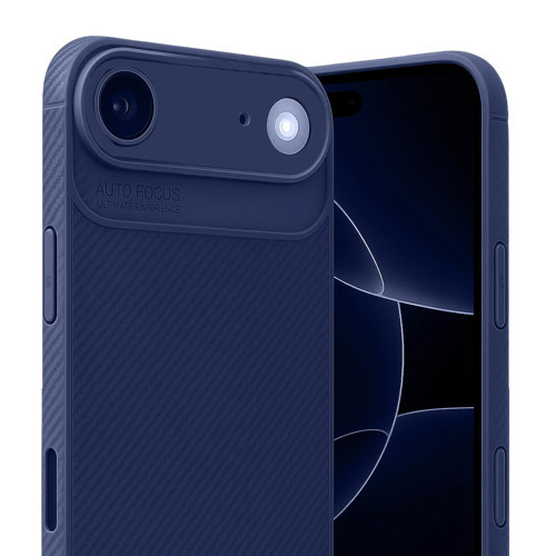 iPhone 17 Air Kılıf Focus Carbon Silikon Kapak