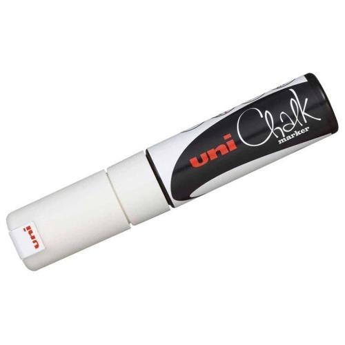 Chalk 8 mm Kesik Uç Su Bazlı Sıvı Tebeşir Kalemi Beyaz